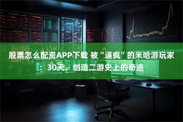 股票怎么配资APP下载 被“逼疯”的米哈游玩家:30天,创造二游史上的奇迹