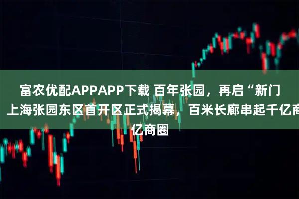 富农优配APPAPP下载 百年张园，再启“新门”！上海张园东区首开区正式揭幕，百米长廊串起千亿商圈